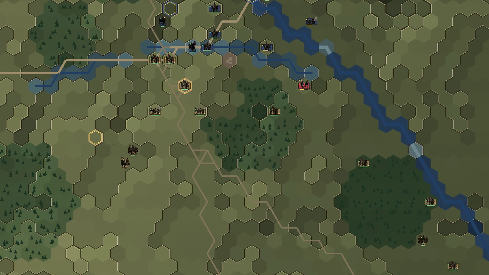 BattleScope: Civil War — gameplay screen