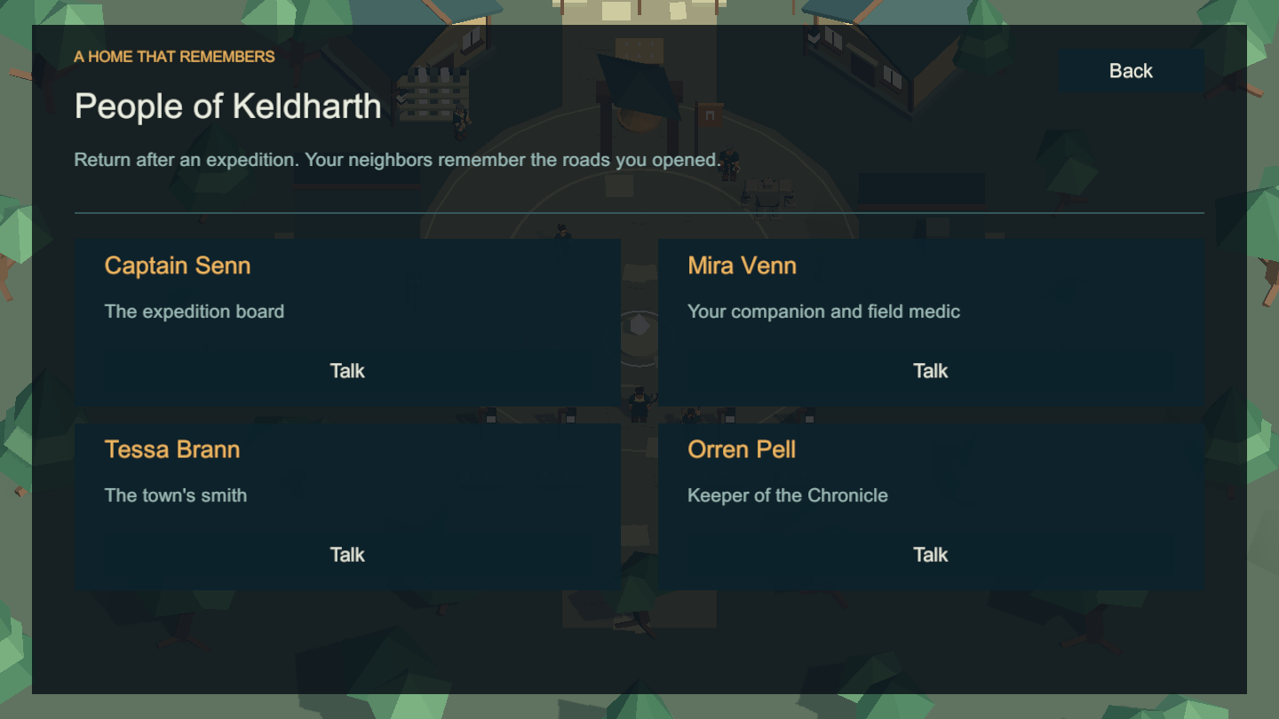 Ladmir: The First Door — hub screen