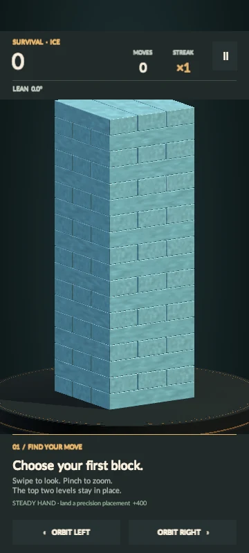 Last Block — gameplay screen