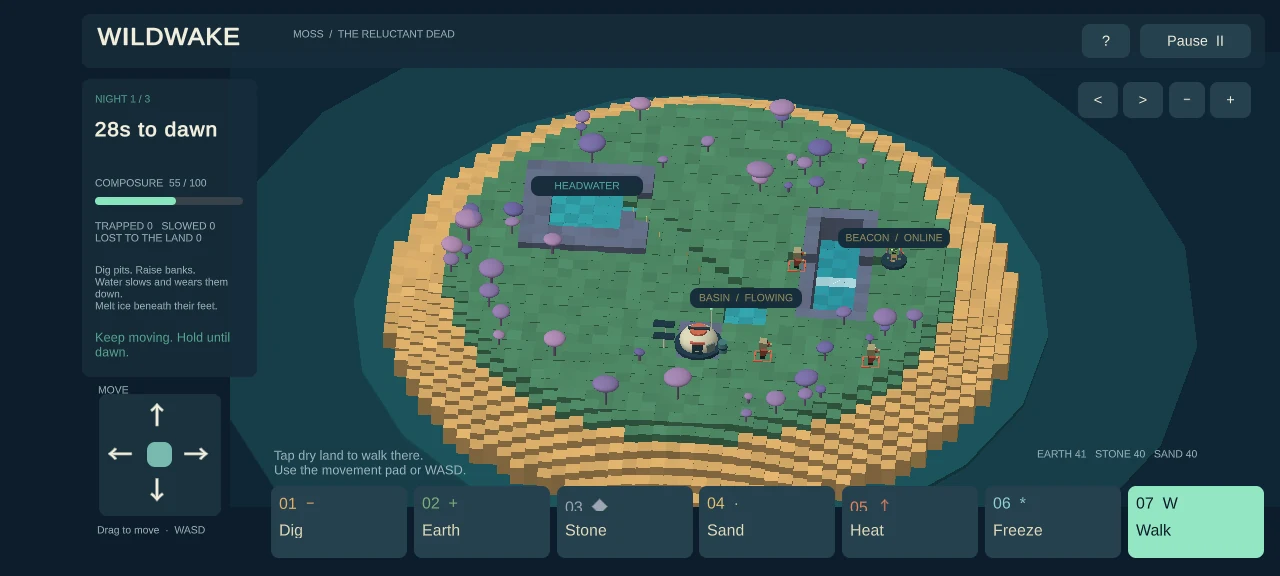 Wildwake — gameplay screen